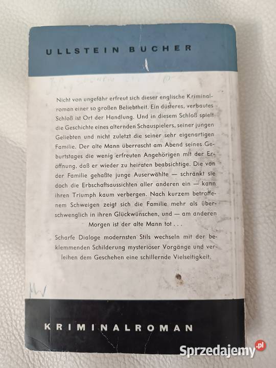 Ngaio Marsh Letzter Applaus Kriminalroman Kultura i Rozrywka Bydgoszcz