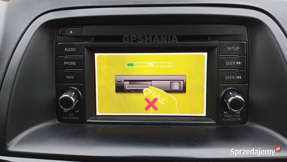 Karta MAZDA 6 CX5 CX9 NB1 NVA mapa Europa 2023 Aleksandrów Łódzki
