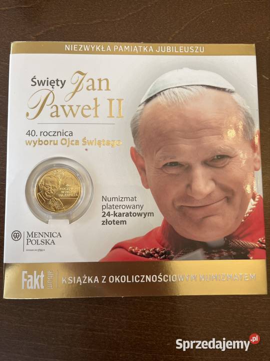 Numizmat św Jan Paweł 2 Głogów sprzedam