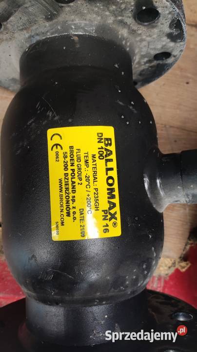 Zawór kulowy Ballomax DN100 PN 16 łódzkie Łódź