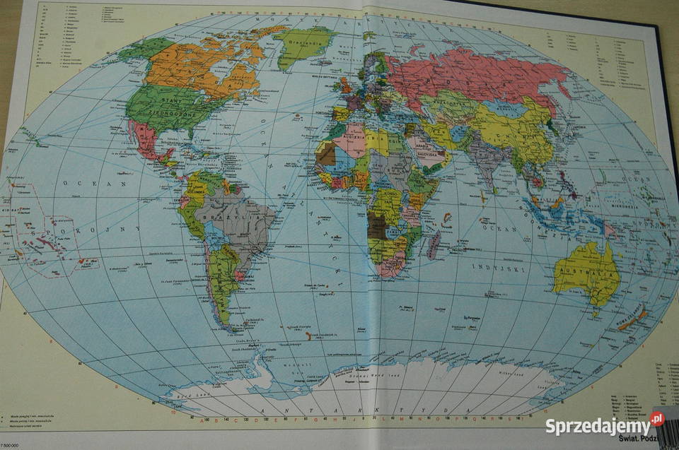 wielki ilustrowany ATLAS ŚWIATA Pascal Gdańsk - Sprzedajemy.pl