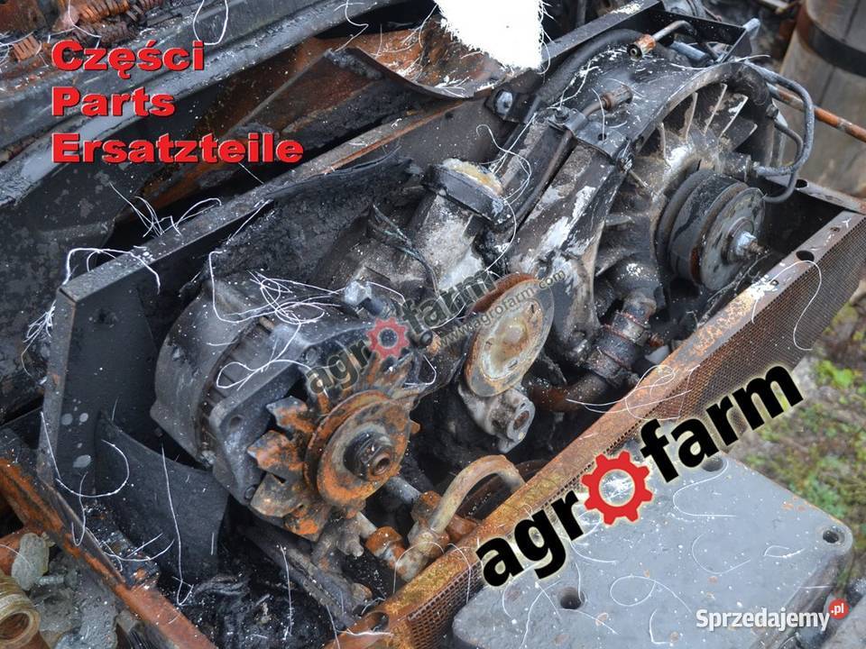 Fendt 380 GT części skrzynia biegów most przedni Byków