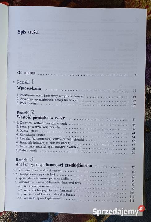 Zarządzanie finansami przedsiębiorstwa Witold Podręczniki małopolskie Kraków