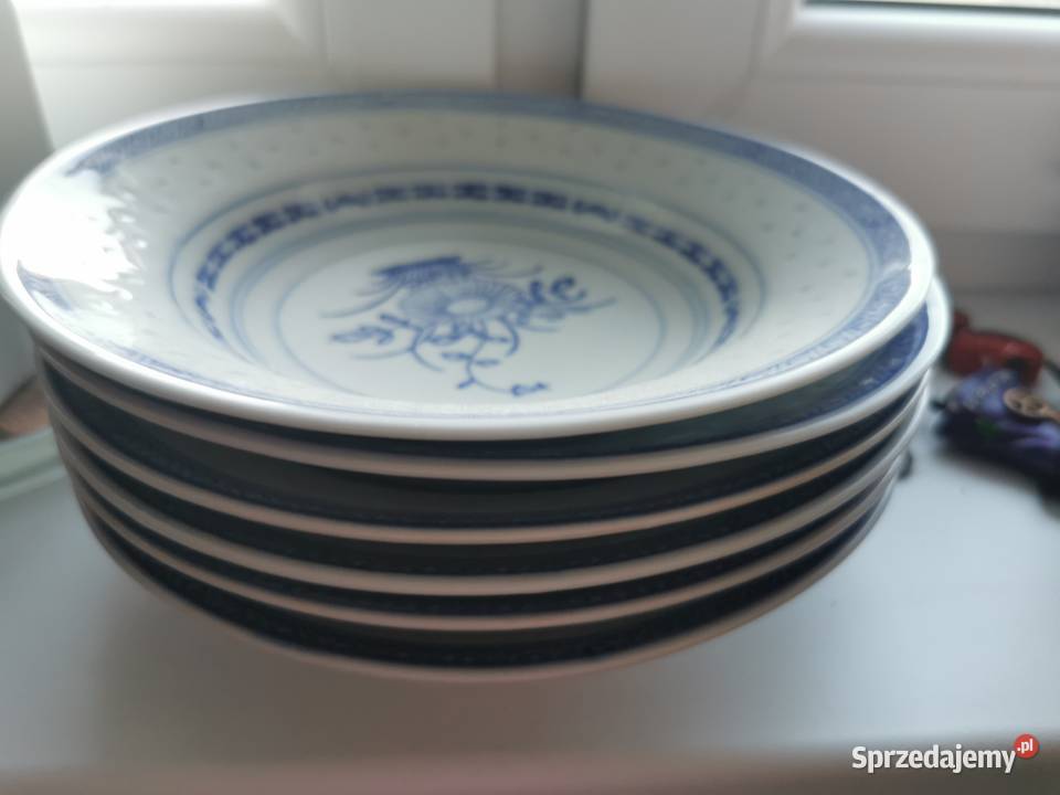 Chińska porcelana głębokie talerze Porcelana i szkło Porcelana i szkło Jelenia Góra