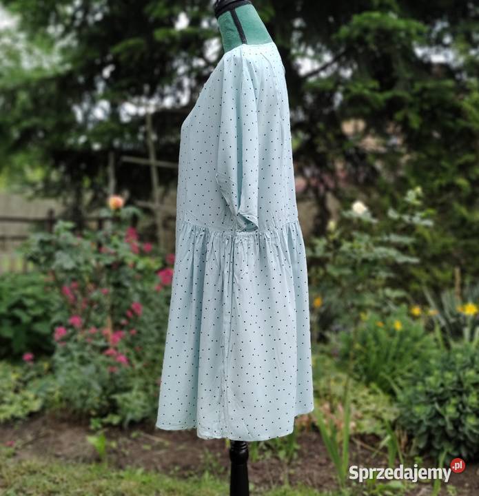 Sukienka Carry XL 42 XXL 44 zielona turkusowa