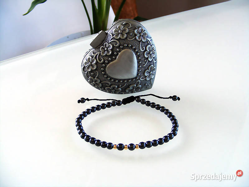 Bransoletka damska Trzej Aniołowie złotohematyt Aleksandrów Łódzki sprzedam