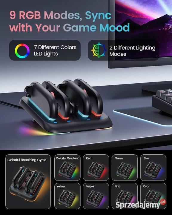 TRANSNOVO Stacja Ładująca do Nintendo Switch 2 z Rzeszów sprzedam