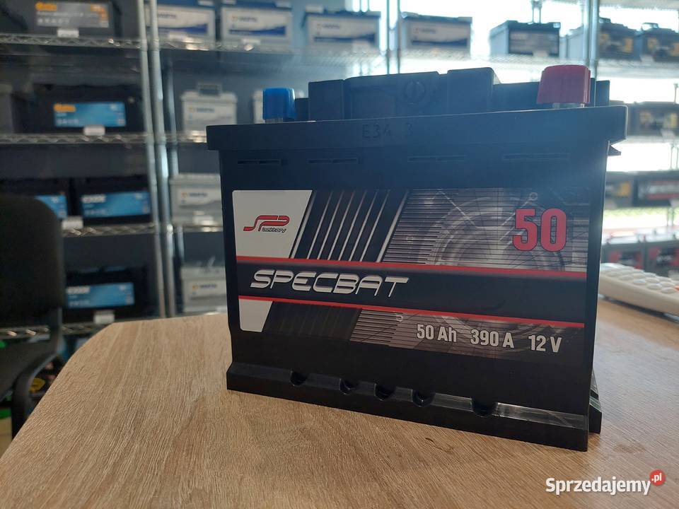Akumulator SPECBAT 50Ah 390A EN PRAWY PLUS Grudziądz