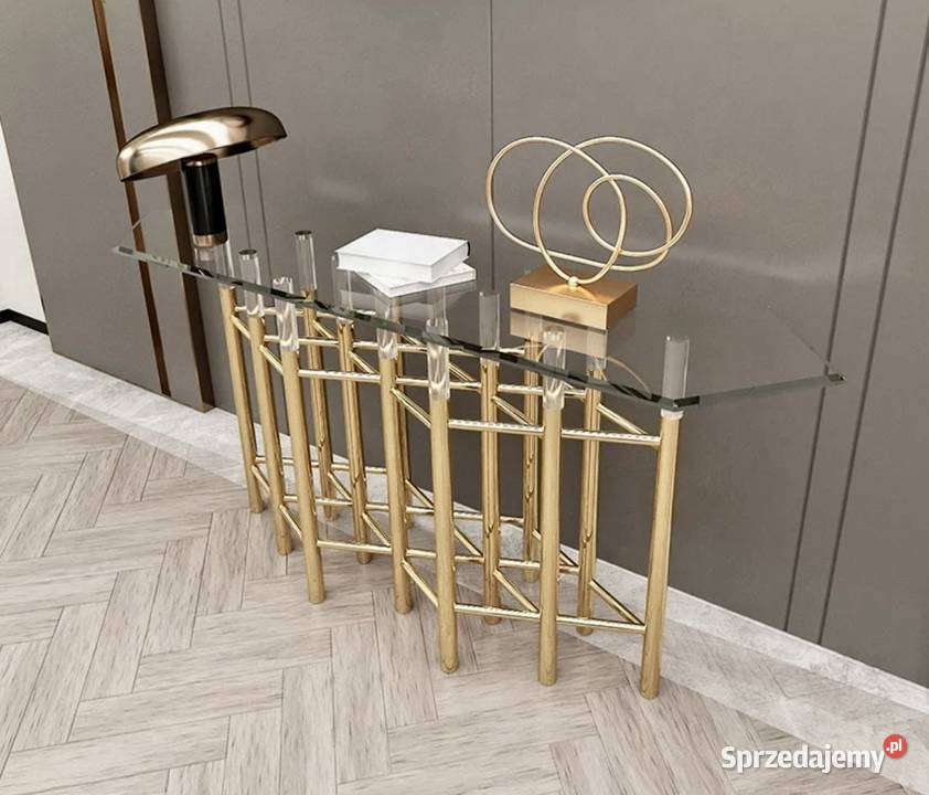 Konsola komoda złota Amaretto Premium 170x40x80 Golkowice