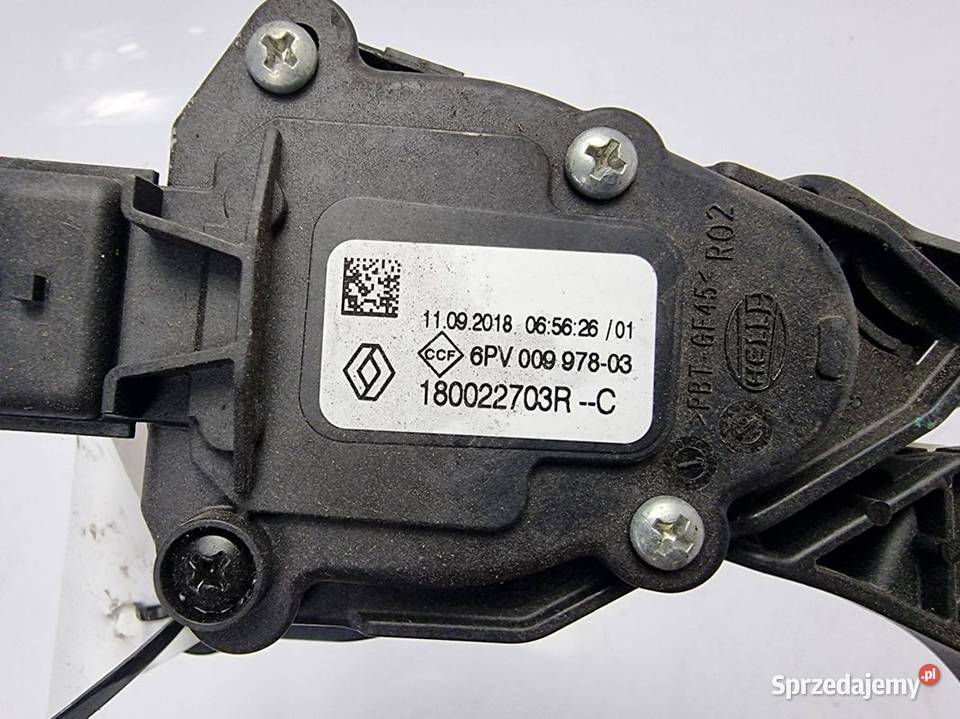 PEDAŁ DACIA SANDERO II 180022703R Pozostałe kujawsko-pomorskie Lipno