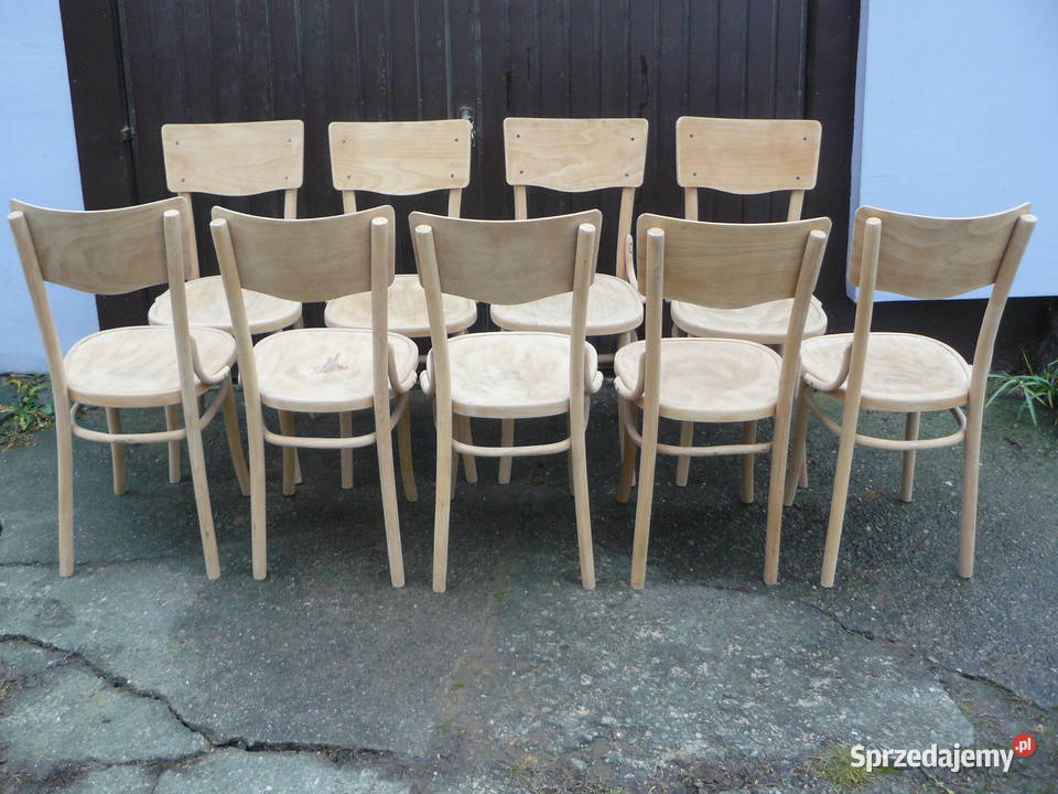 Stare krzesła gięte sygnowane Bondyrz Nowy Sącz sprzedam