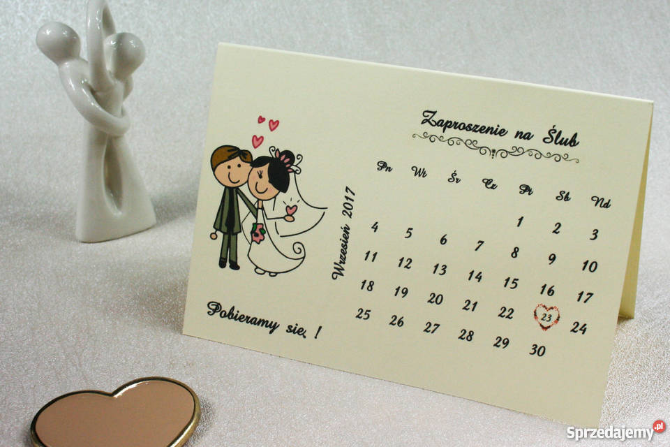 Zaproszenia ślubne profesjonalnie estetycznie Kraków