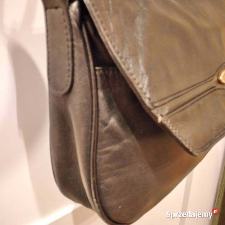 czarna skórkowa torebka Torby i torebki Bukowno sprzedam