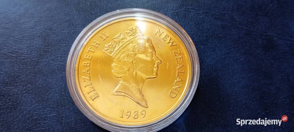 Stare monety 1 dolar 1989 Nowa Zelandia podkarpackie Lesko