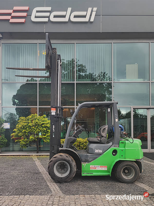 Wózek widłowy GreenLifter G25 25 t duplex 303 m gaz Kęty
