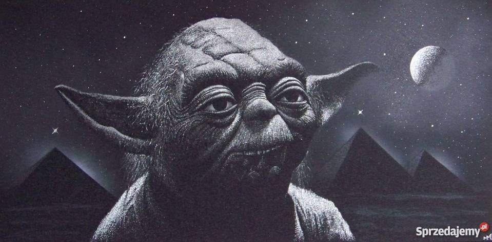 Yoda Star Wars Obraz na blasze Grawerka Sandomierz