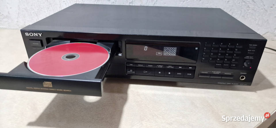Sony odtwarzacz kompakt CD player CDP 411 CDP411 Międzychód