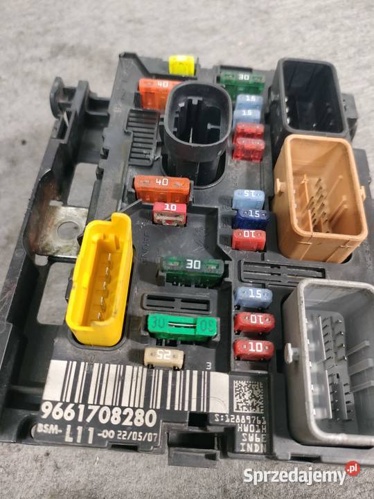 Citroen Peugeot moduł bsm L11 Układ elektryczny silnika Swarzędz