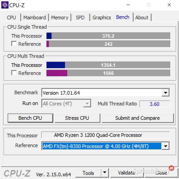 Procesor AMD Ryzen 3 1200 AF socket AM4 4 Gdańsk