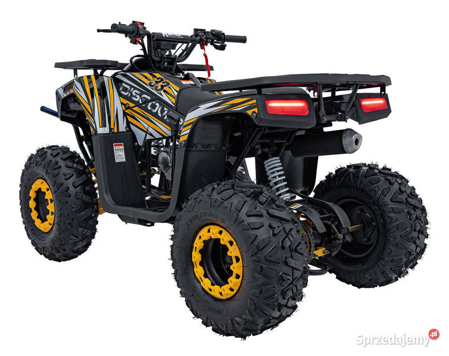 Quad Spalinowy Discoverer 125cc żółty Marki