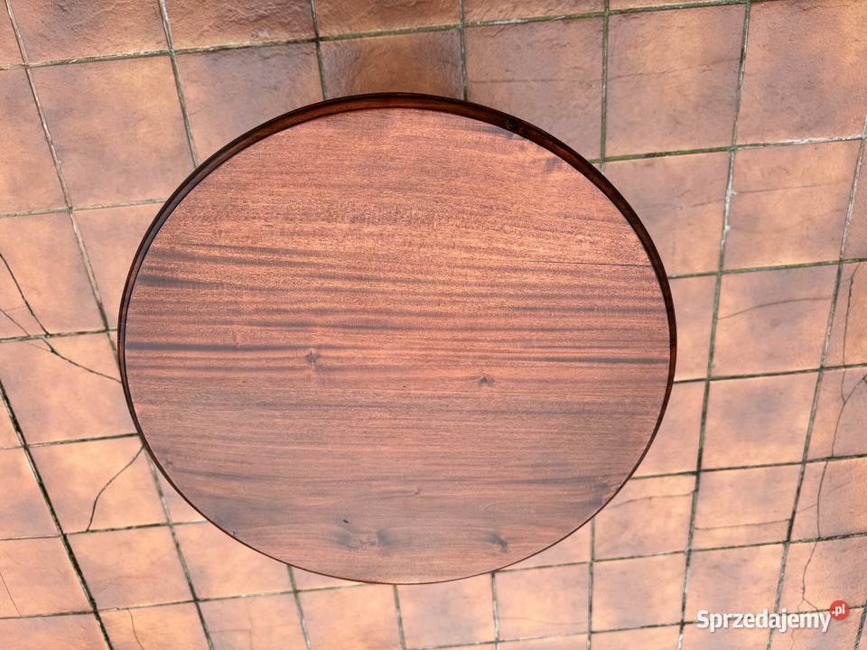 Stolik okrągły stylowy kawowy ława stoliczek Sulbiny