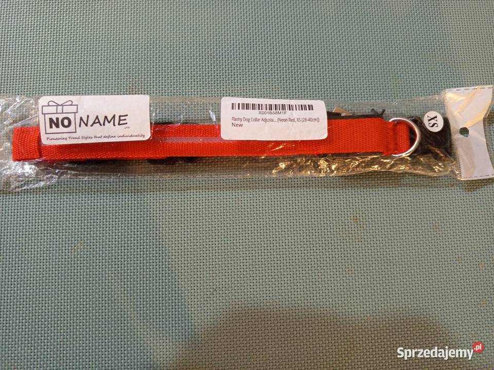 Obroża świecąca Flash SXS Neonowa czerwona 28 40 Dom i Ogród Warszawa