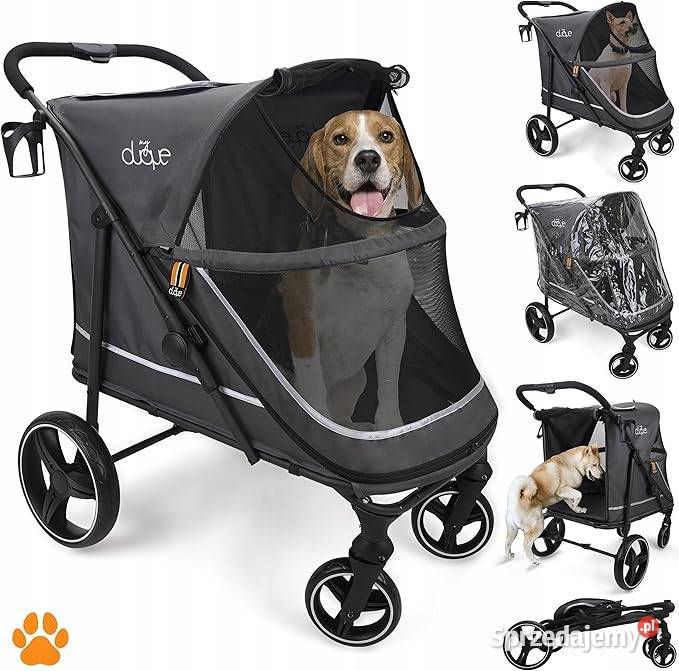 MY DUQUE OSŁONA PRZECIWDESZCZOWA XL DO WÓZKA PSA Myszyniec