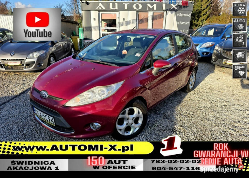 Ford Fiesta 16 TDCI 75 Piękny kolorChrom klimatyzacja dolnośląskie Świdnica