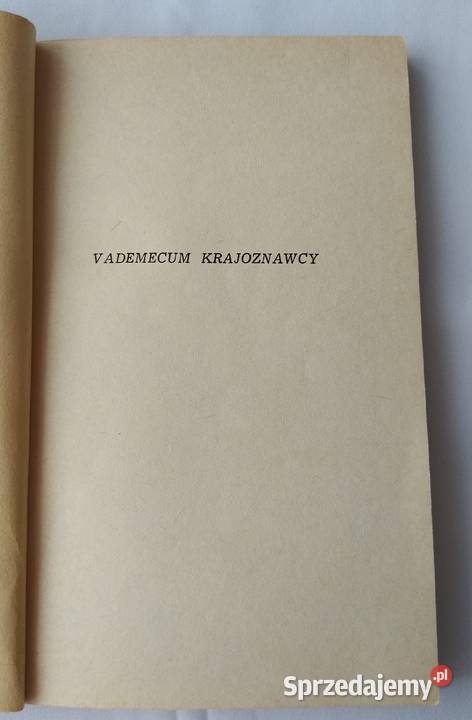VADEMECUM KRAJOZNAWCY Adam Czarnowski miękka Hajnówka