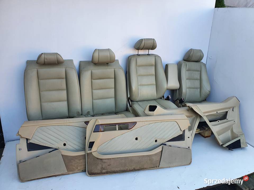 Mercedes W126 Coupe SEC FOTELE KOMPLET FOTELI Wyposażenie wnętrza Janów