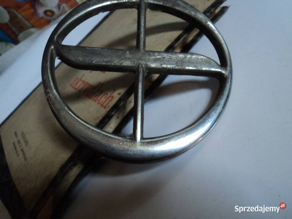 Znaczek logo Fiat 125p polonez metalowy małopolskie Nowy Sącz