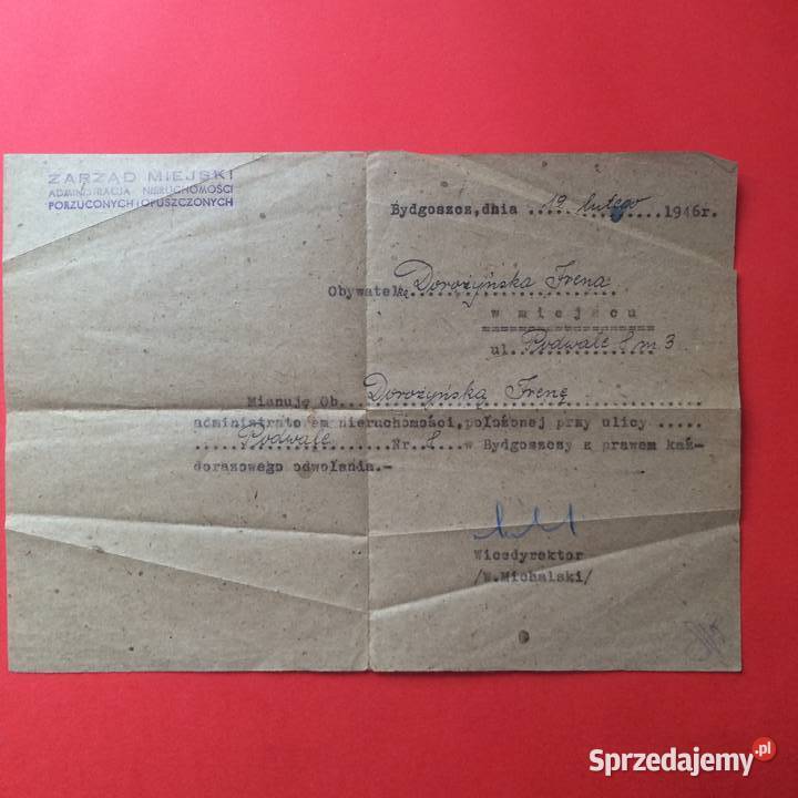 1681 Pismo Adm Nieruchomości Porzuconych zachodniopomorskie Szczecin