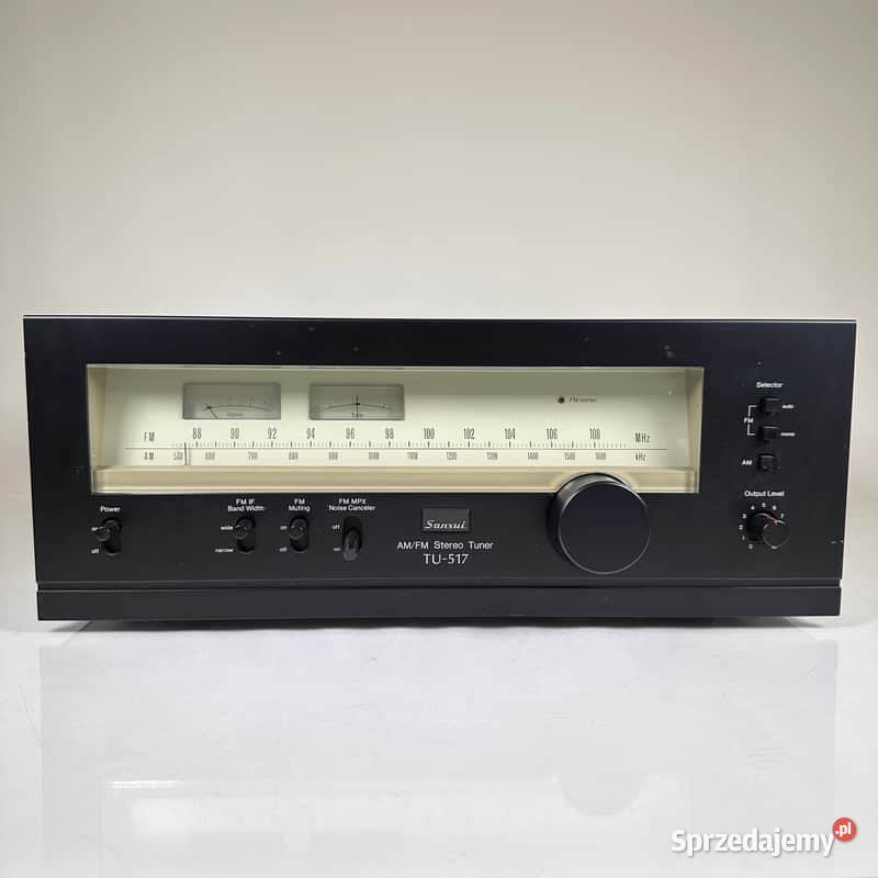 Sansui TU517 analogowy tuner stereo AMFM vintage Warszawa