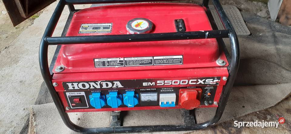 Agregat prądotwórczy HONDA EM 5500CXS Byczyna