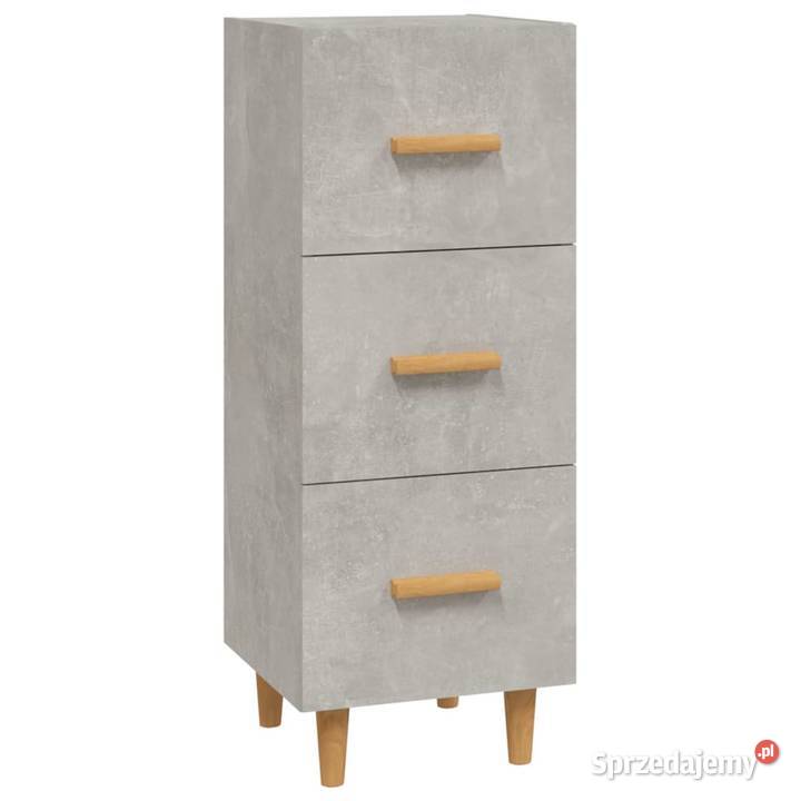 vidaXL Szafka szarość betonu 345x34x90 SKU812343