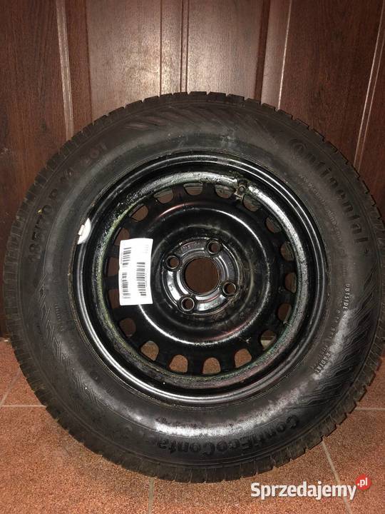 Koło 14 z Oponą Continental Rozstaw 4x100 Fiat Opony i felgi śląskie Bestwina