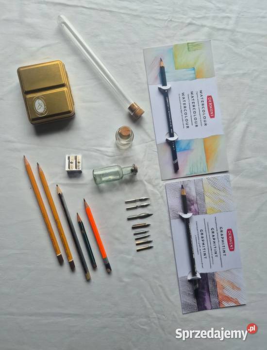 Roman Szmal złoty box kredki akwarelowe stalówki Brzesko