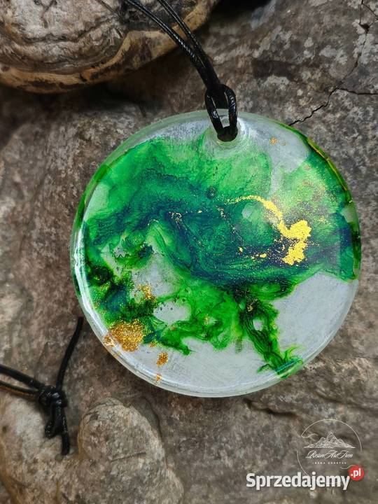 Naszyjnik Alchemia Lasu żywica epoksydowa Rzeszów