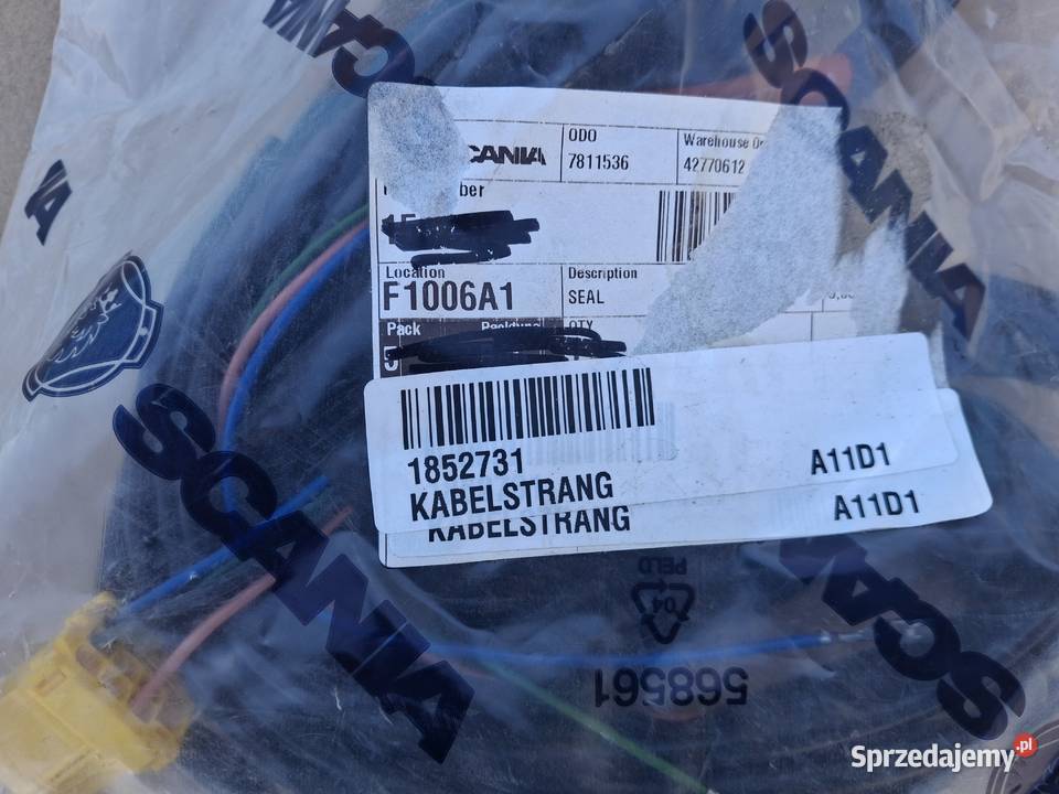 SCANIA WIĄZKA INSTALACJA PRZEWÓD PRZEWODY NOWA Bieleń