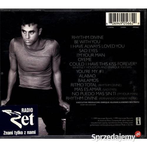 Enrique Iglesias Enrique Bailamos Rhythm Divine sprzedam