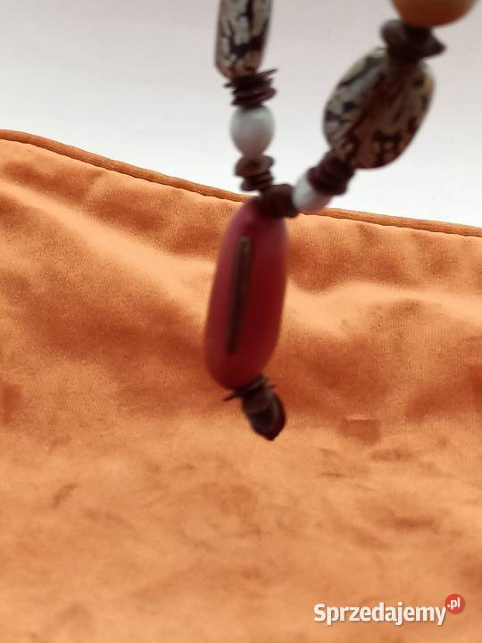 Biżuteria naszyjnik korale fasolki Zamość