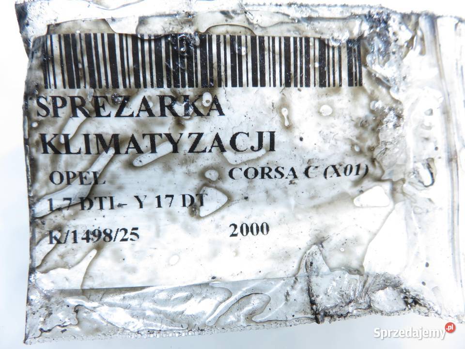 KOMPRESOR KLIMATYZACJI OPEL CORSA C 17 DTI