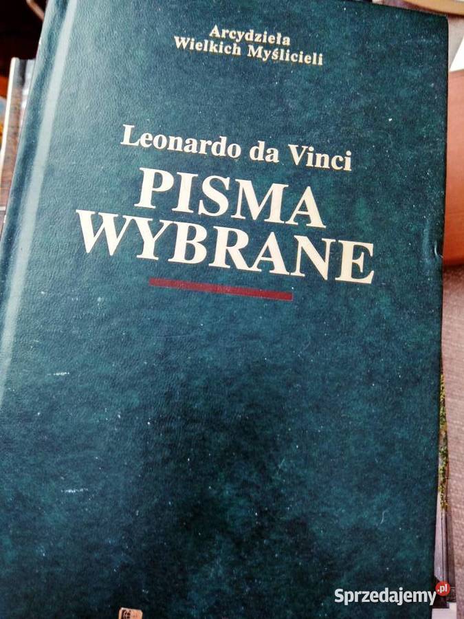 Pisma wybrane da Vinci książki prezenty Bródno Warszawa sprzedam