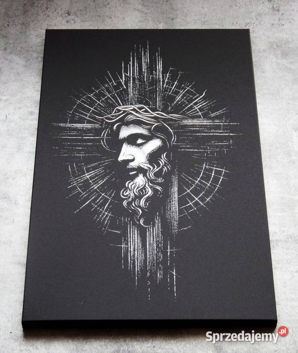 Jezus Chrystus Ręcznie grawerowany obraz na świętokrzyskie Sandomierz