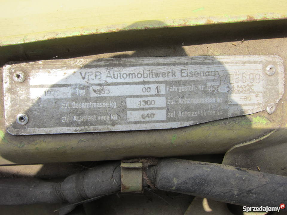 Wartburg 353 W biegi w kierownicy nieuszkodzony