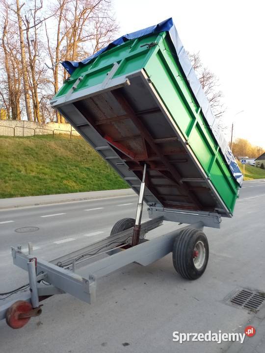 Przyczepa wywrotka 3 strony jednoosiowa 6 t Iłża