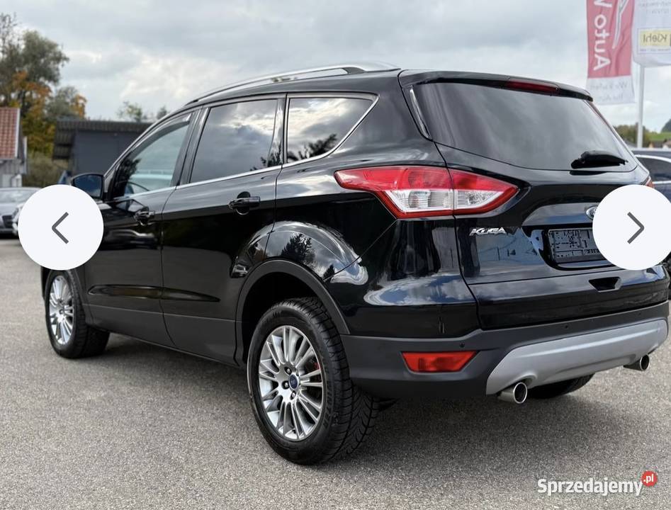 Ford Kuga 4x4 2014 pół skóra z Niemiec super diesel dolnośląskie Jelenia Góra