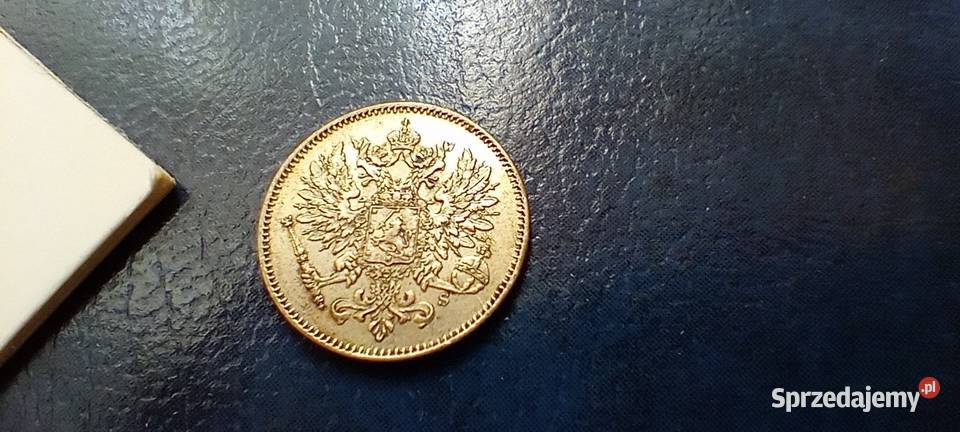 Stare monety 25 pennia 1913 Finlandia srebro podkarpackie Lesko