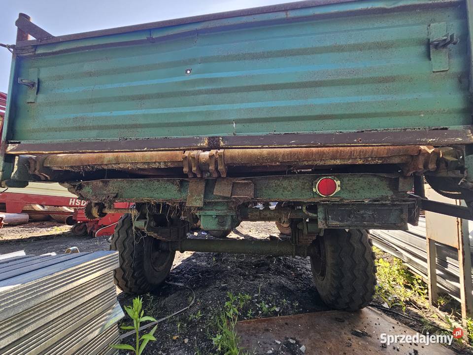 Przyczepa dwuosiowa ciągnikowa rolnicza Przyczepy rolnicze łódzkie