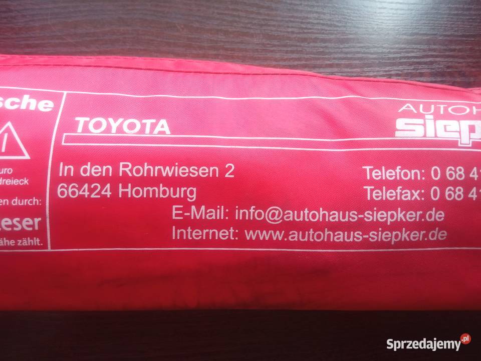 Toyota zestaw bezpieczeństwa apteczka trójkąt zachodniopomorskie Szczecin